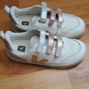 Veja Kids Shoes with Metallic Straps
